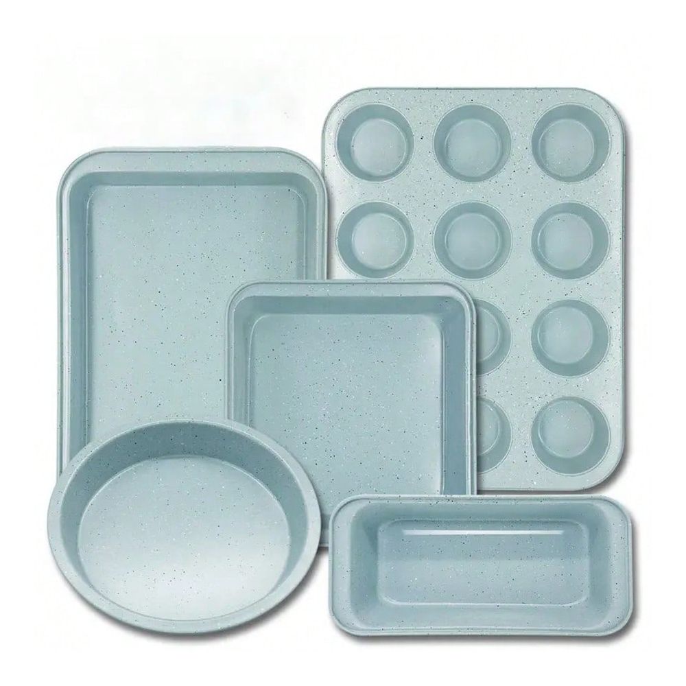 Baking Kitchen Set - 10点セットのベーキングウェアセット、ノンスティックキッチンベーキングウェア、カーボンスチール製、ベーキングアクセサリー（クッキーシート、ケーキパン、パンパン）を含む。