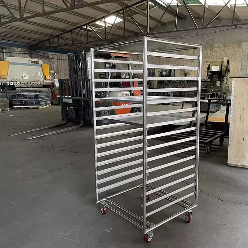 Kitchen Baking Cart - 15段式のステンレス製冷却ラック付きカート。取り外し可能なオーブン棚、キッチン収納オーガナイザー。カスタマイズ可能な金属製ベーキングトレイ。