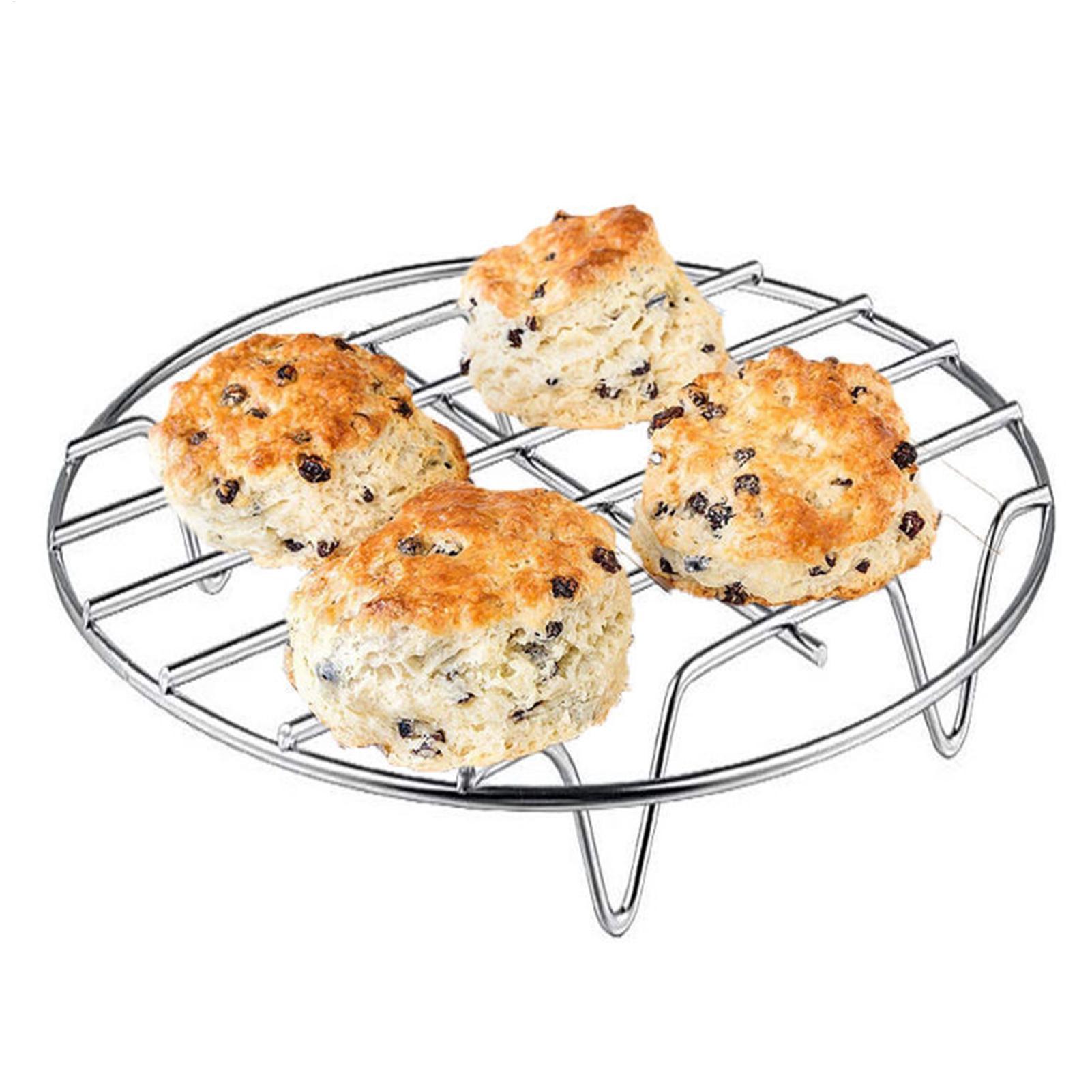 丸型冷却ラック ステンレス製調理蒸し焼きラック オーブン、鍋 - Kitchen Baking Rack のレビューと価格