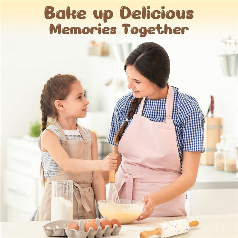 SHGO製、木製の子供用ナイフと幼児向けお菓子作りセット。本 - Kitchen Kids Baking Set のレビューと価格