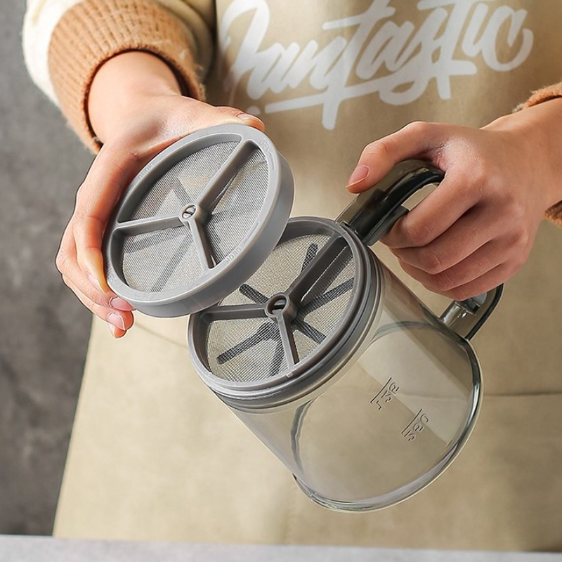 キッチン用粉ふるい、手動式半自動粉ふるい、粉を振るうための粉 - Kitchen Baking Rack のレビューと価格