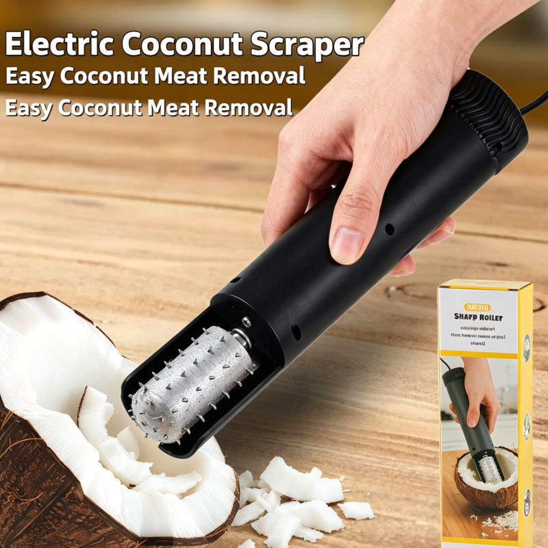 電動ココナッツスクレーパーグレーター、ポータブル、キッチンシ - Kitchen Roller Baking のレビューと価格
